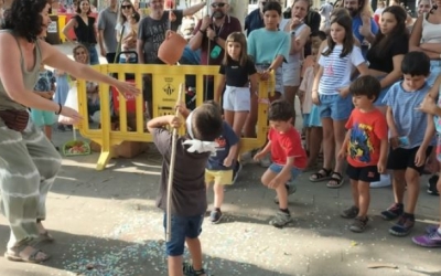 Jocs de cucanya a la Festa Major d'Hostafrancs | Cedida