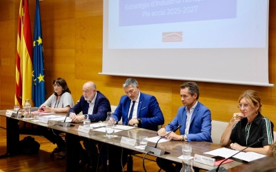 La taula del Consell d'Alcaldies amb el conseller Sàmper | CCVO