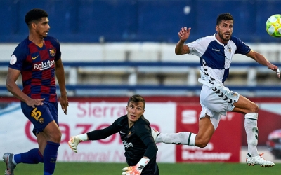 Gol Néstor Querol Sabadell Barça B Marbella