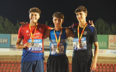 Pau Caparrós medalla or campionat d'Espanya sub-20