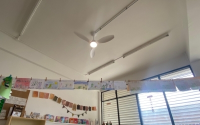 Un dels ventiladors de l'Escola Espronceda | Helena Molist