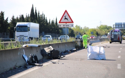 accident de trànsit a la c-58