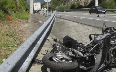 Una moto accidentada | EFE