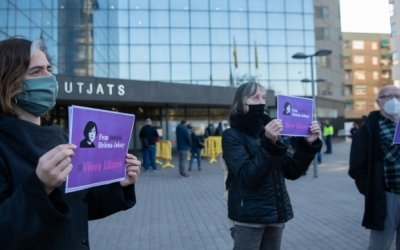 Concentració als Jutjats de Sabadell el novembre de 2020 | Roger Benet