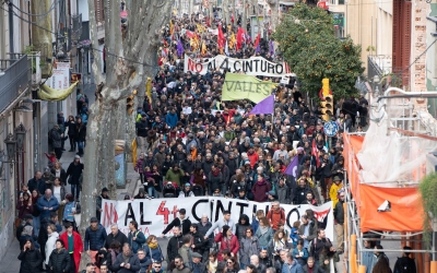 Imatge d'arxiu de la manifestació contra el Quart Cinturó del 2023