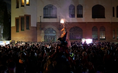 Moment final de l'Animalada al Mercat Central