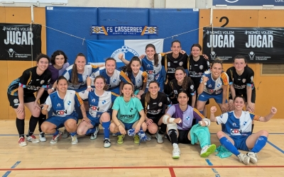El conjunt arlequinat manté la columna vertebral de l'equip de l'ascens | FS Sabadell Fem