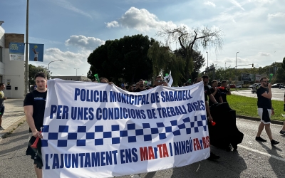 La manifestació d’aquesta tarda