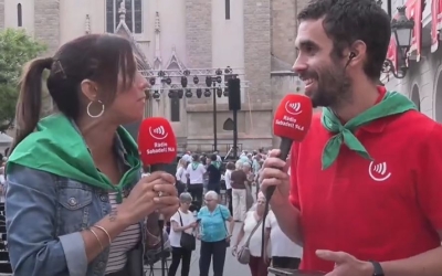 L'alcaldessa Marta Farrés durant l'entrevista
