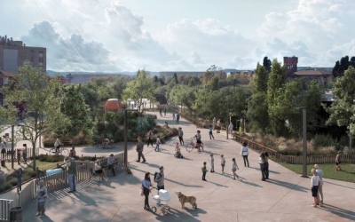 Render del futur passeig Antoni Farrés | Ajuntament de Sabadell