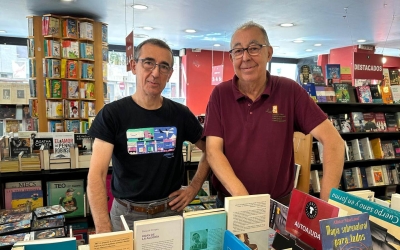 En Santi i en Jordi a la Llibreria Tècnica | Roger Benet (RàdioSabadell)