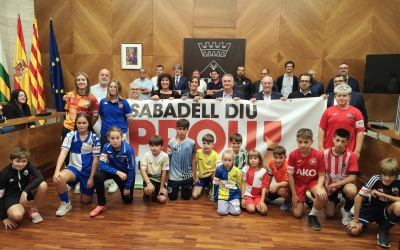 Acte no violència Sabadell futbol