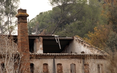 Coberta esfondrada del Molí d'en Mornau