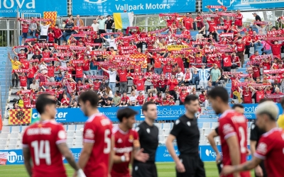 Afició del Nàstic en l'últim duel entre tots dos a la Nova Creu Alta | Roger Benet