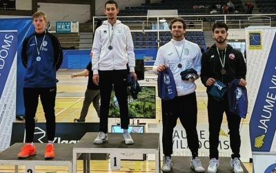 Imatge del podi de l'Open Internacional TNR | Esgrima Sabadell