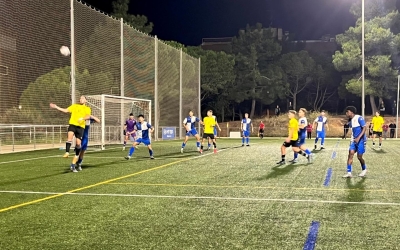 Imatge del Sabadell 'B'-Ciudad Cooperativa d'aquest vespre | Adrián Arroyo