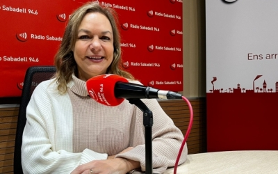 Cuca Santos a RàdioSabadell | Arxiu