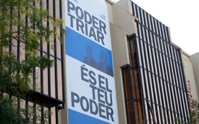 Cartell publicitari del Banc Sabadell