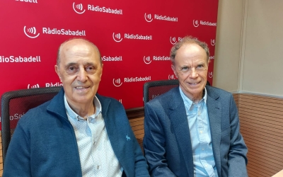 Eduard Miquel i Francesc Garcia a RàdioSabadell | Núria Garcia