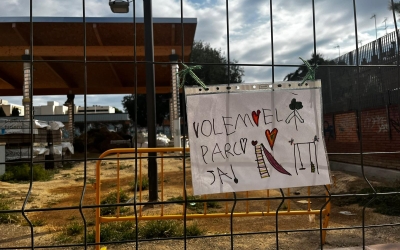 Plaça Mossèn Geis, en obres