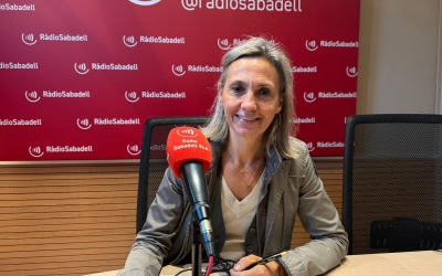 Nàyade Navarro en una entrevista a Ràdio Sabadell | Mireia Sans