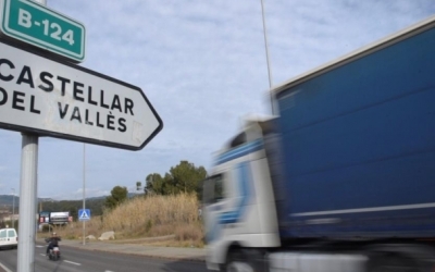 La connexió de la carretera de Castellar amb la B-124 és un dels elements de la Ronda Nord | Roger Benet
