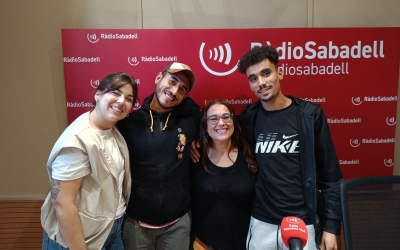 D'esquerra a dreta, Fernàndez, Veron, Elmekaoui i Artigas | RàdioSabadell