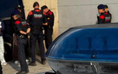 Mossos desplegats pel dispositiu 'Kanpai' | Cedida
