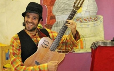 Jaume Ibars en un concert a Castellar del Vallès