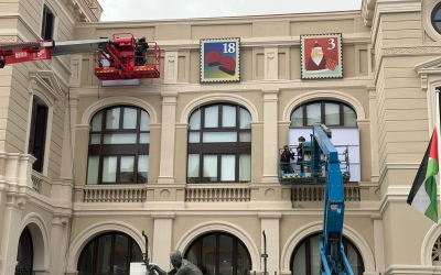 El Calendari d'Advent en construcció