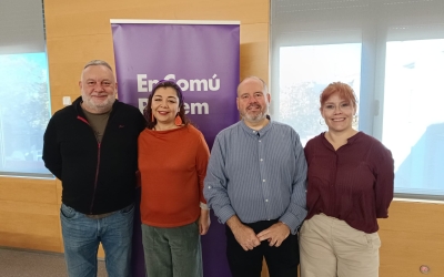Antonio Roa i Alejandra Sandoval (Podem) i Joan Mena i Gemma Montero (Sabadell en Comú) | Pere Gallifa