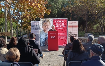 Rosa Maria Puig-serra, presentadora de l'acte | Pere Gallifa (RàdioSabadell)