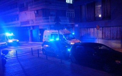 Dotacions de la Policia Municipal i del SEM al lloc dels fets | Cedida
