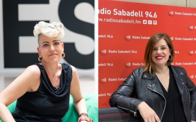 Marta Pontnou i Mariona Ribas, presentadores de les campanades de Sabadell
