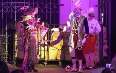 El Llaminer i la Bruixa del Carbó en un espectacle | Arxiu