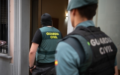 Agents de la Guàrdia Civil en una operació a Sabadell | Arxiu