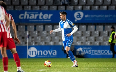 Sergio Cortés en el seu últim partit com arlequinat | Roger Benet