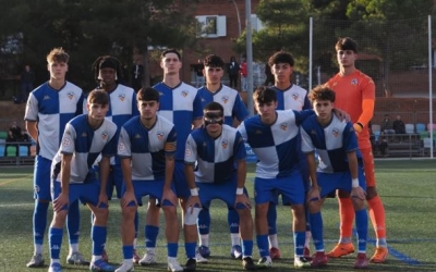 L'onze inicial del Juvenil 'A' a la jornada passada contra l'Espanyol / Futbaseces