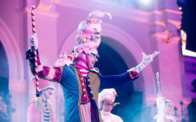 El Llaminer durant l'espectacle 'Somriu al Nadal' | Roger Benet