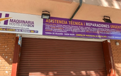 Un dels establiments denunciats per Plataforma per la Llengua | Cedida