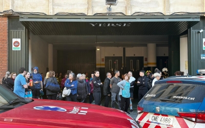 Usuaris evacuats del QWellness per un incendi aquest matí