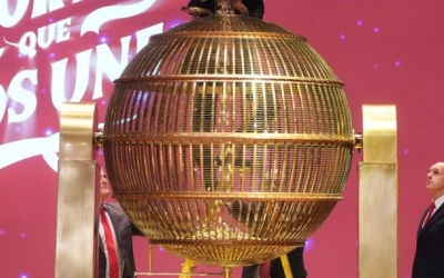 Un dels bombos de la Loteria al Teatre Reial de Madrid | ACN