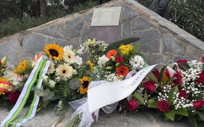 Monòlit en record a les víctimes del terrorisme a Sabadell | Ajuntament de Sabadell