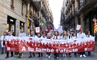Manifestació de metges a Barcelona | Nazaret Romero (ACN)