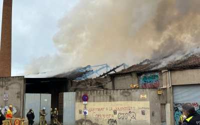 Nau cremada a Covadonga