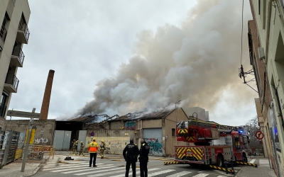 Nau incendiada a Covadonga