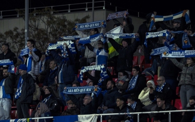 Uns 350 arlequinats van presenciar el derbi ahir a l'Olímpic | CES