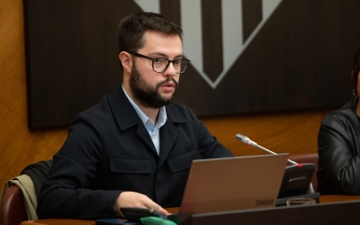 Eloi Cortés al Ple municipal 