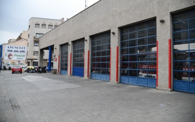 Accessos a l'actual parc de Bombers, a la carretera de Barcelona | Roger Benet