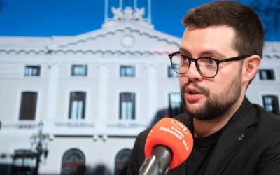 Eloi Cortés en una entrevista a RàdioSabadell | Roger Benet